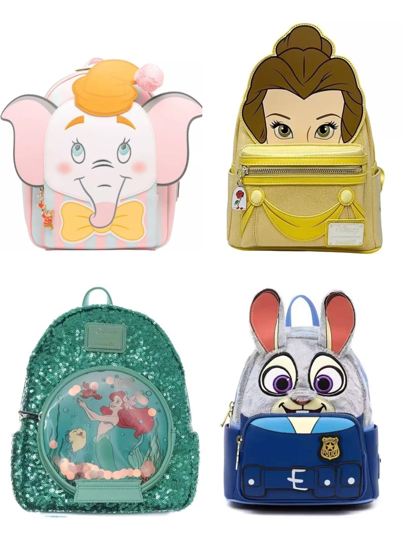 Mini Backpack Women - Neuer rosafarbener Mini-Rucksack aus Kunstleder für