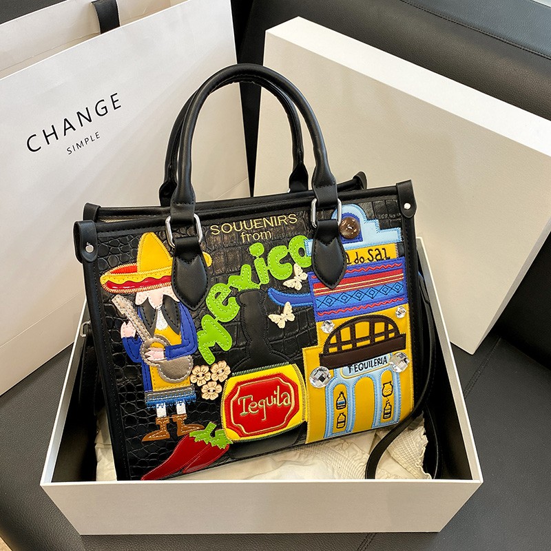Women Bags Discount - Design Patchwork Reißverschluss 2026 Bestseller Damenhandtaschen