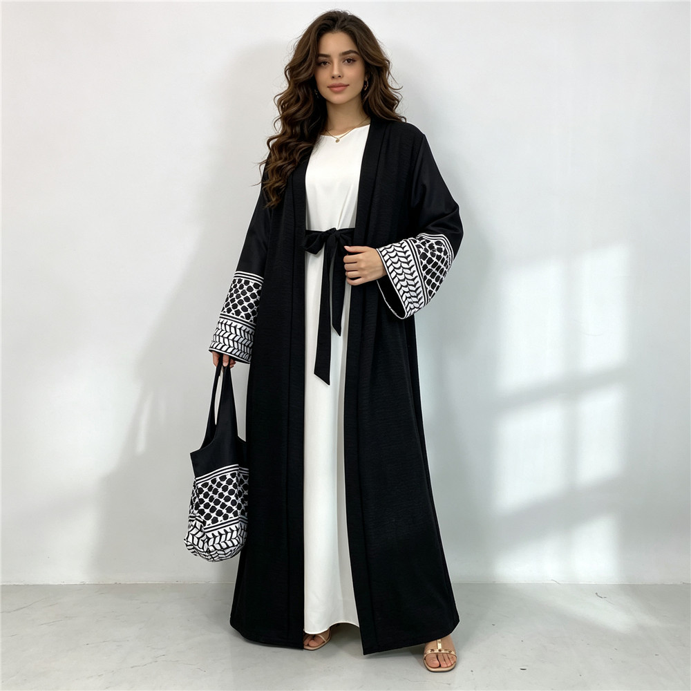Women Bags In Dubai - Ramadan Offene Abaya und Tasche 2-teiliges