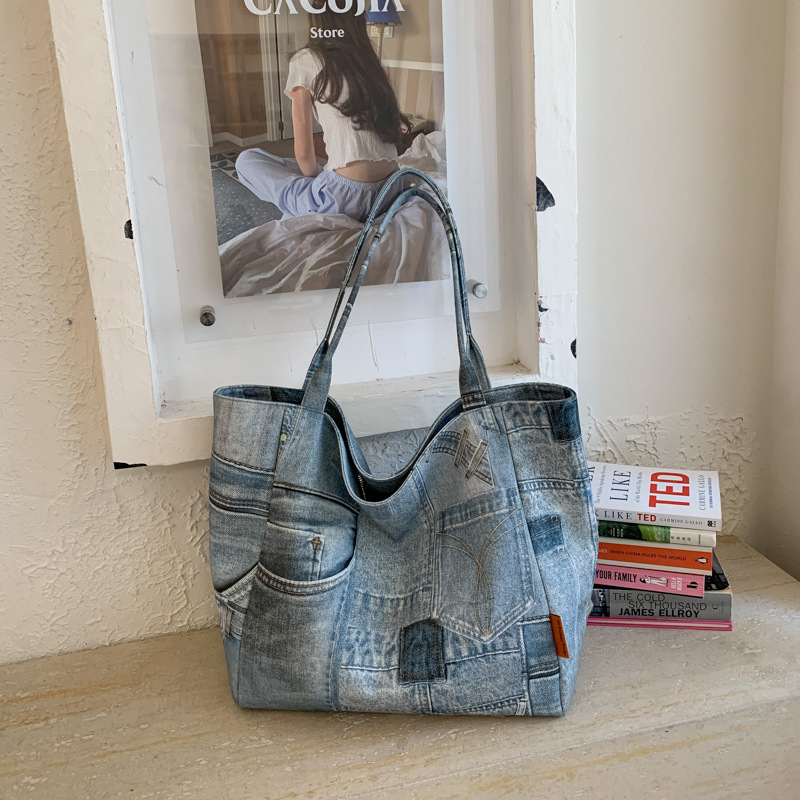 Women Bags Jeans - SHELKSBAG Jeans Damenhandtasche für Frauen Modische