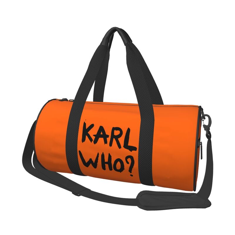 Women'S Karl Bags - Karl Who Slogan Print Runde Reisetasche,