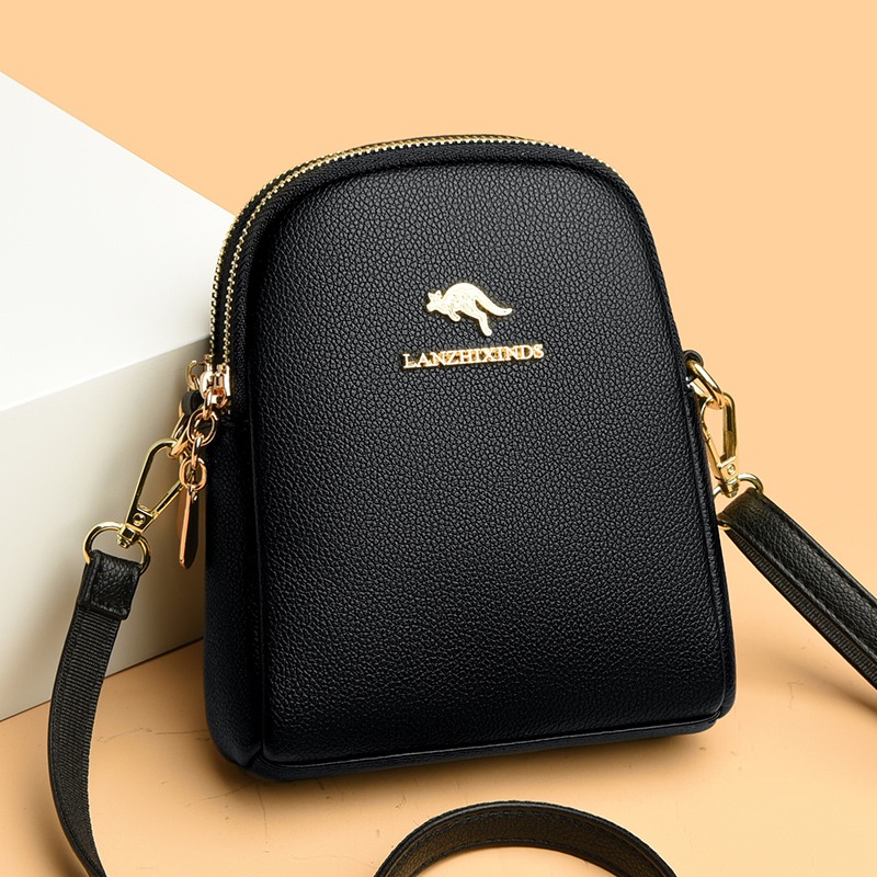 Women Bags Discount - Mode einfarbig Reiß verschluss vielseitige Pu