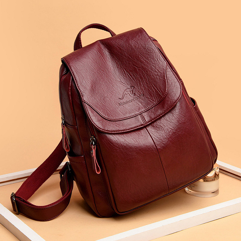 Vintage-Rucksack aus weichem L – Women'S Retro Bags Bewertung und Preis