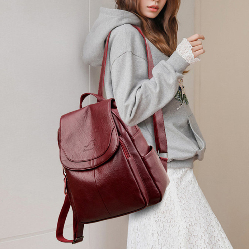 Vintage-Rucksack aus weichem L – Women'S Retro Bags Bewertung und Preis