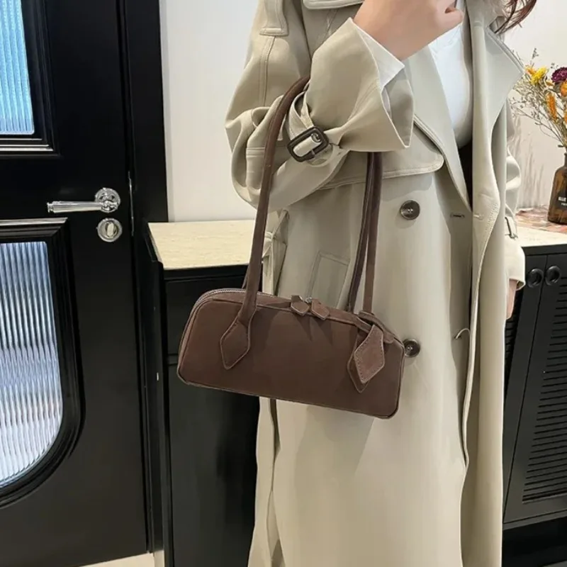 Faux Wildleder Reißverschluss  – Women Bags Discount Bewertung und Preis