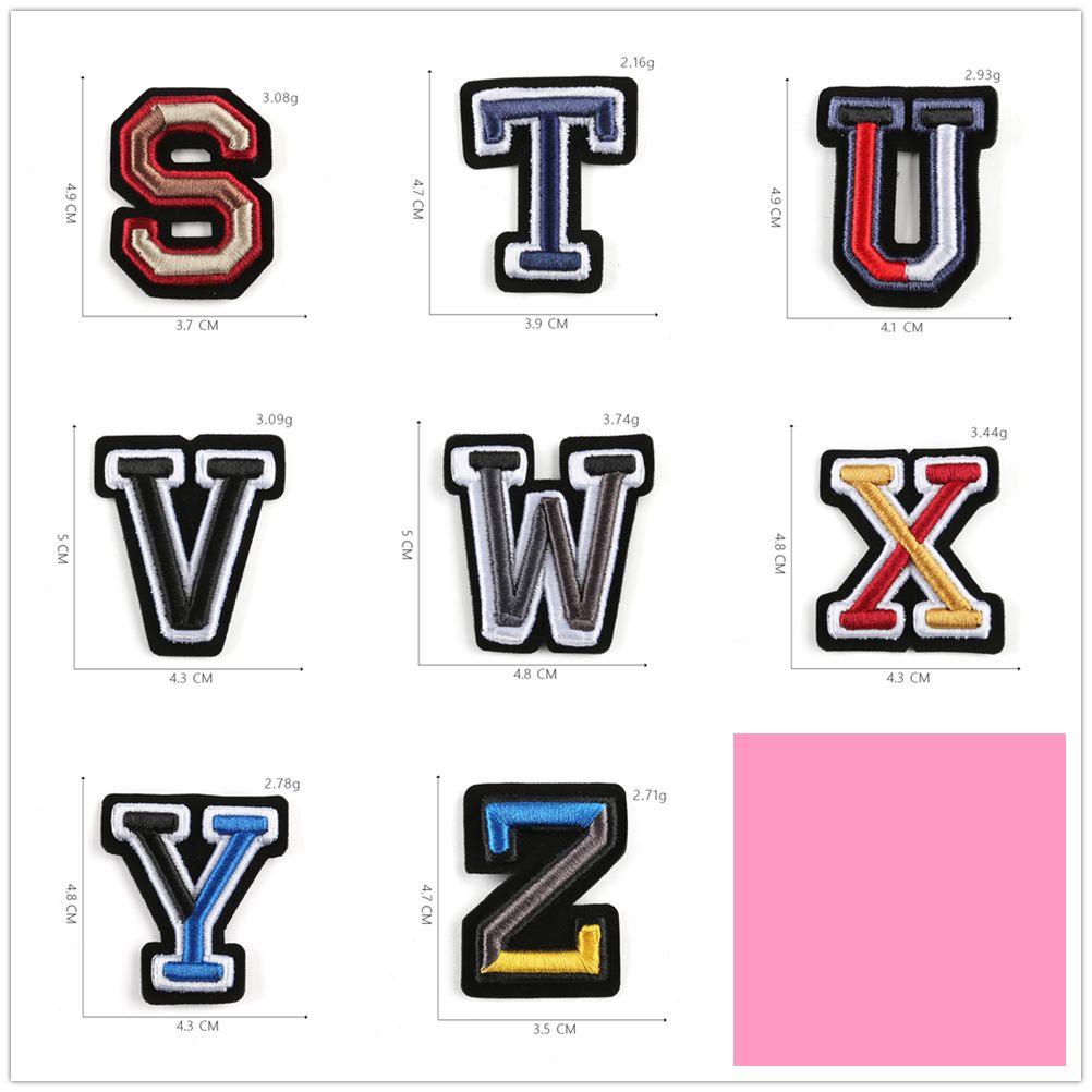 26 Stück A-Z Buchstaben-Aufnäh – Women Bags Jeans Bewertung und Preis