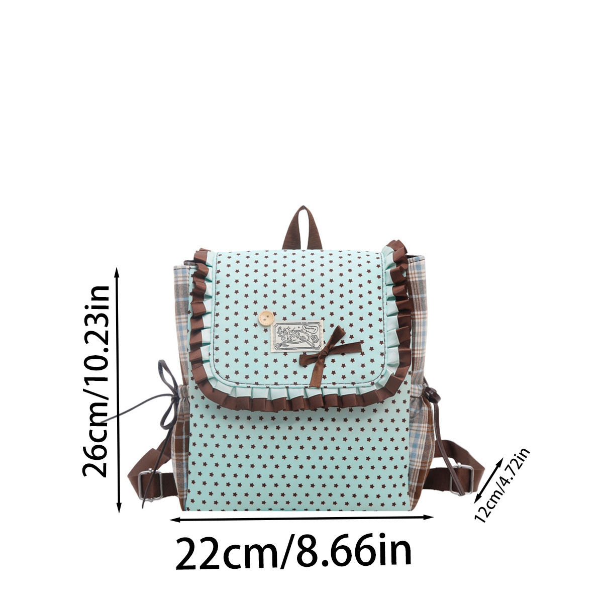 Niedlicher Polka-Dot-Rucksack  – Women'S Retro Bags Bewertung und Preis