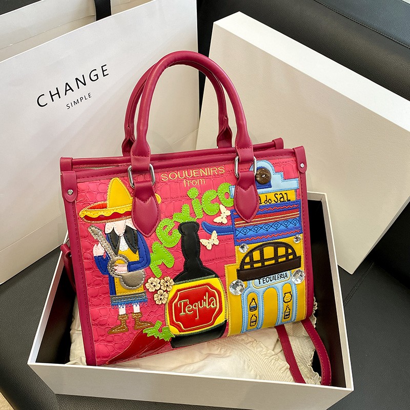 Design Patchwork Reißverschlus – Women Bags Discount Bewertung und Preis