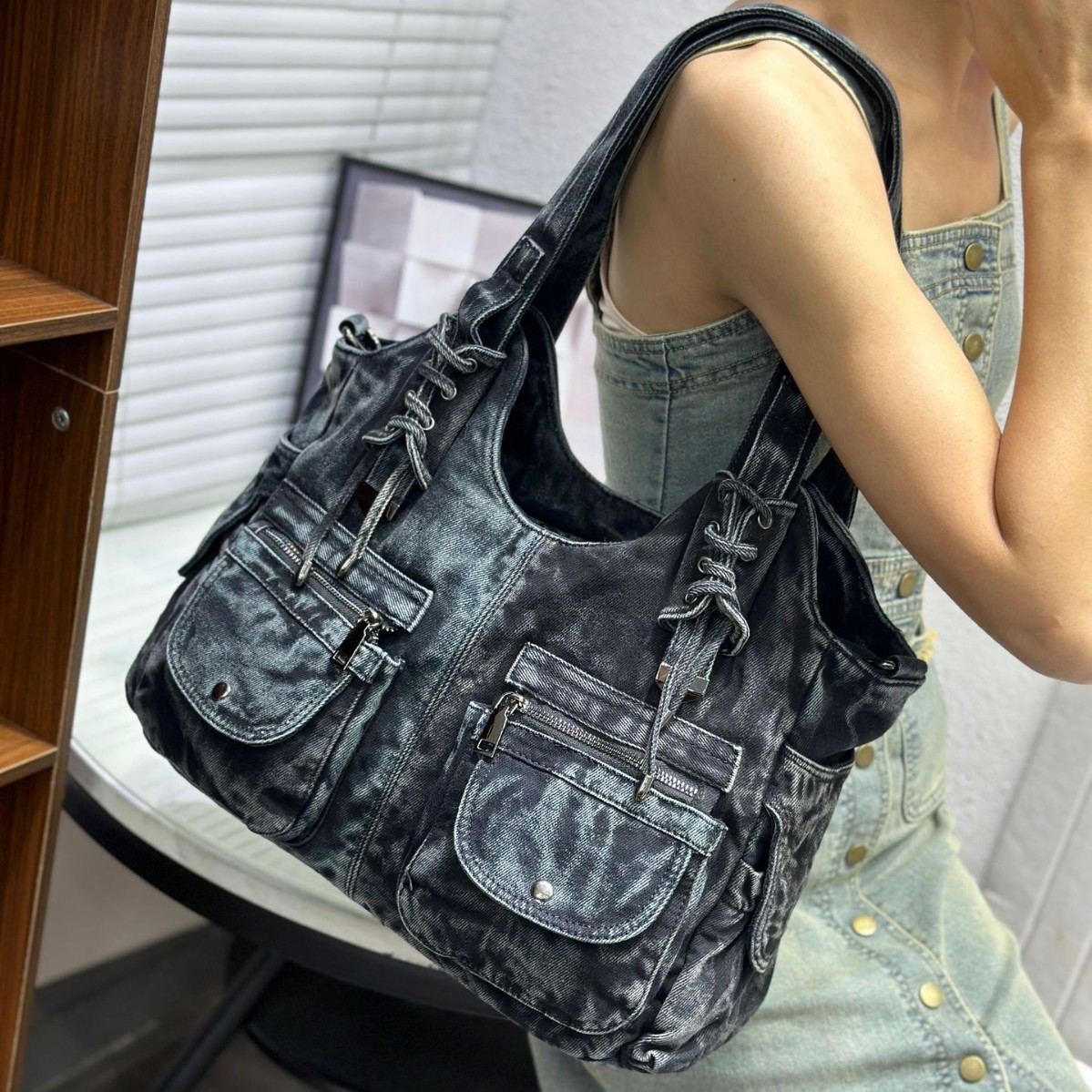 Damen Jeanstasche Y2K Vintage  – Women Bags Jeans Bewertung und Preis