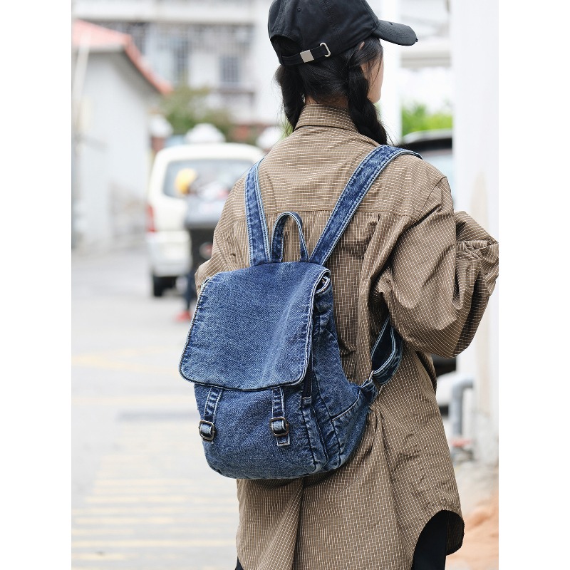 Vintage Denim-Rucksack für Dam – Women Bags Jeans Bewertung und Preis