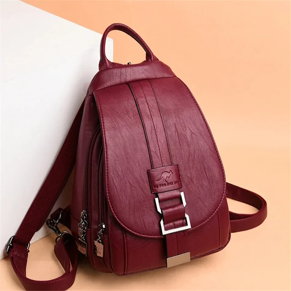 Multifunktionale Frauen Leder  – Mini Backpack Women Bewertung und Preis