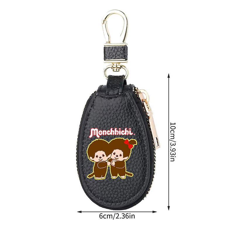 1 Stück MONCHHICHI Leder-Reißv – Women Bags Purses Bewertung und Preis