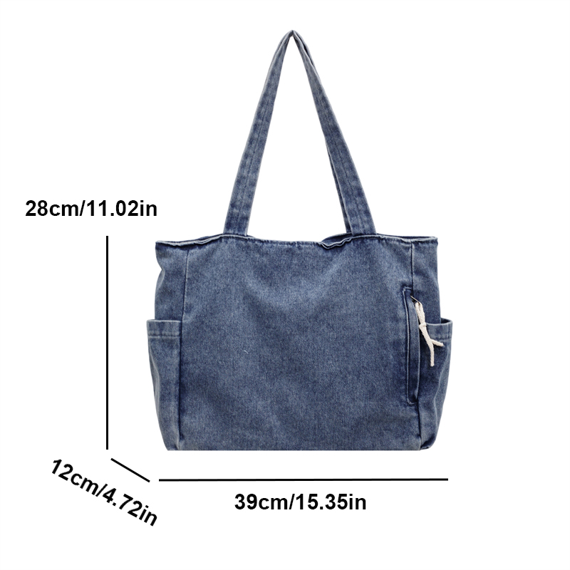 Neue gewaschene Denim-Freizeit – Women Bags Jeans Bewertung und Preis