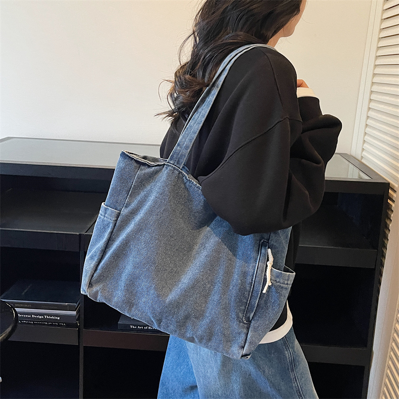 Neue gewaschene Denim-Freizeit – Women Bags Jeans Bewertung und Preis