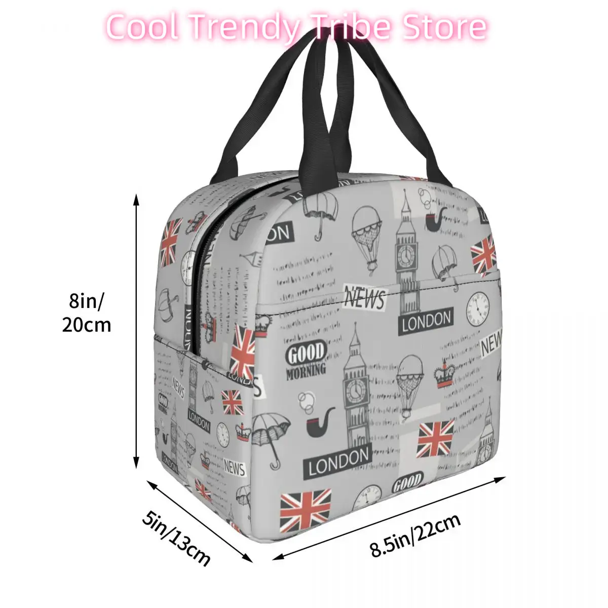 Isolierte Lunchtasche mit Retr – Women Bags Uk Bewertung und Preis