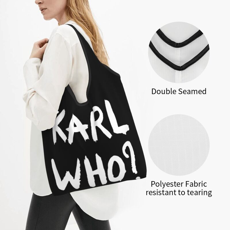Karl Who Slogan Einkaufstasche – Women'S Karl Bags Bewertung und Preis