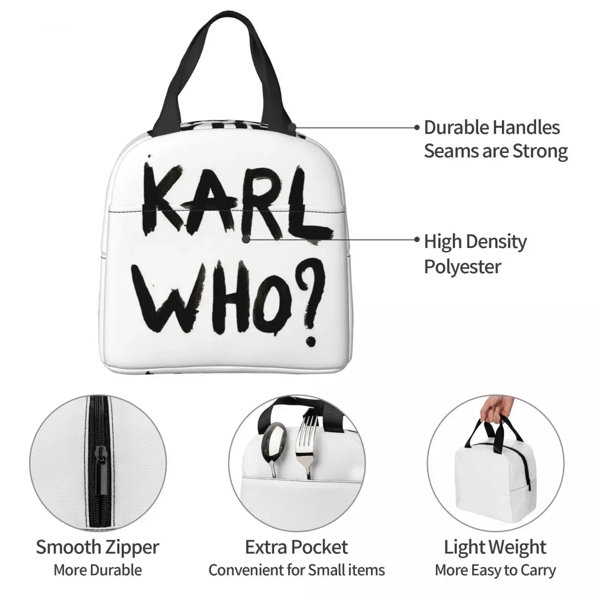 Karl Who Isolierte Lunchtasche – Women'S Karl Bags Bewertung und Preis