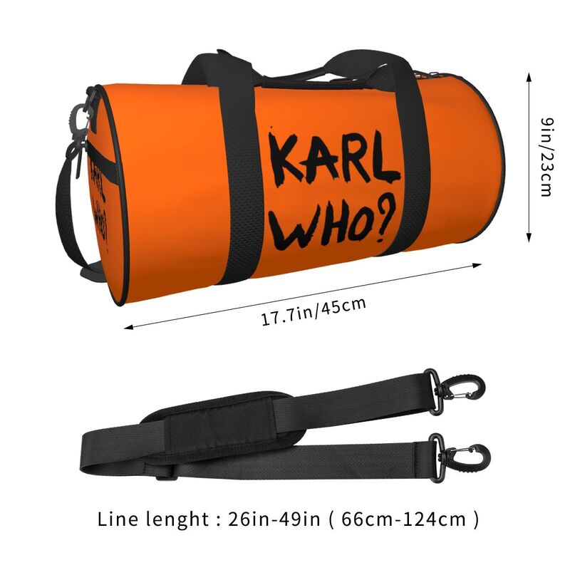 Karl Who Slogan Print Runde Re – Women'S Karl Bags Bewertung und Preis