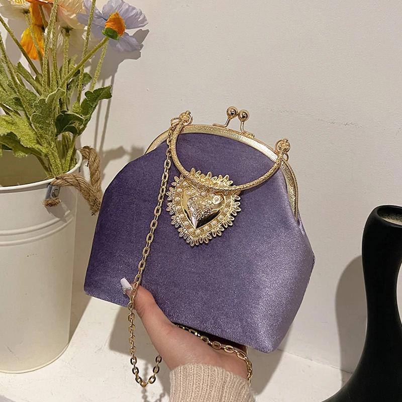 Ketten Samtrahmen Herz Abendes – Women Bags Discount Bewertung und Preis