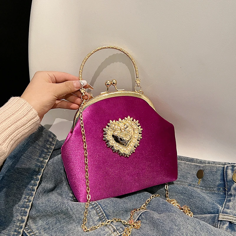 Ketten Samtrahmen Herz Abendes – Women Bags Discount Bewertung und Preis