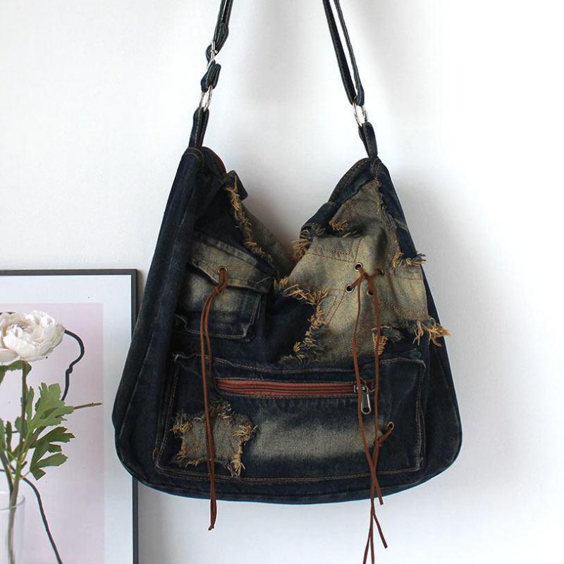 Y2k Wasteland Stray Retro Deni – Women Bags Jeans Bewertung und Preis